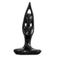 Black Ceramic Yoga Pose Statue Sculpture-Sun Salutation
