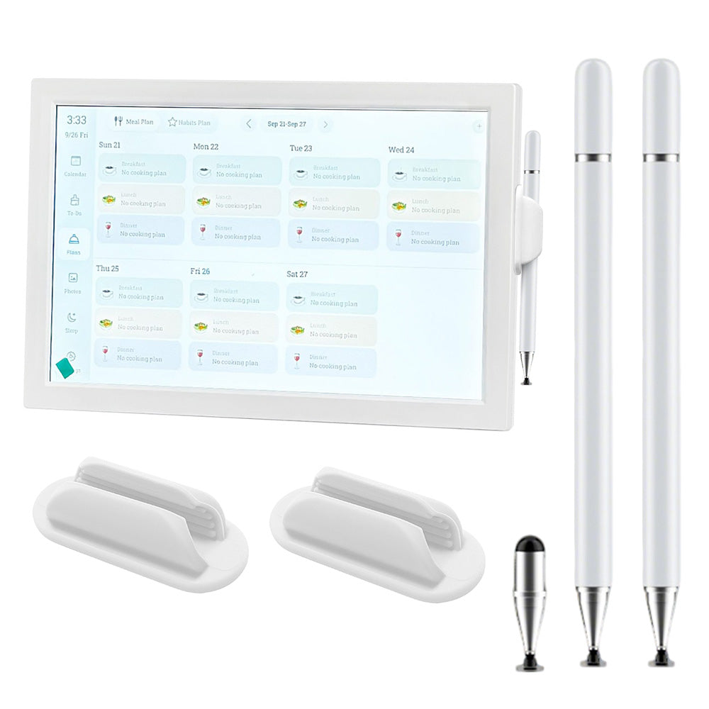 10.1 Inch Smart Digital Calendar with Touch Screen Family Planner Wall Tablet with Stylus Pens