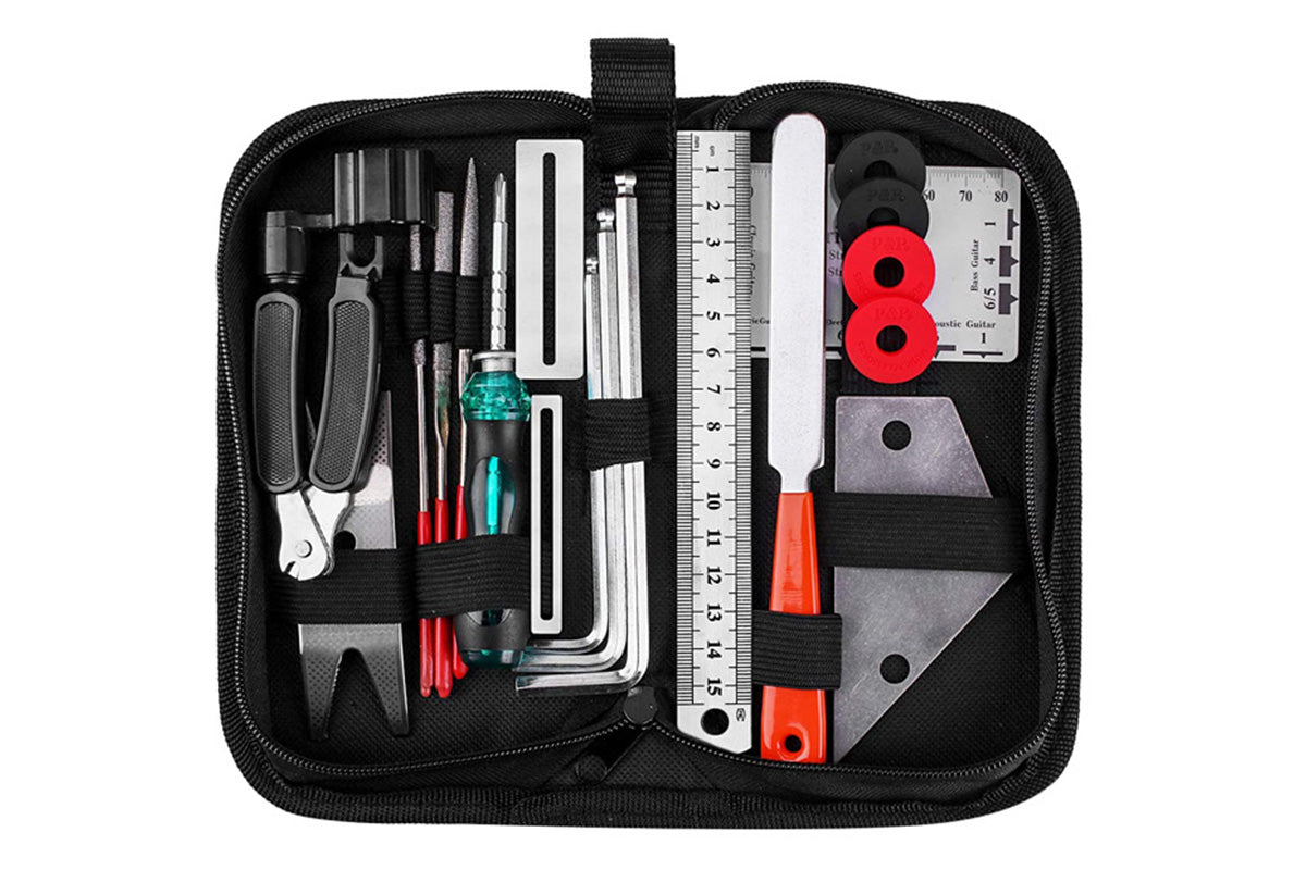 20PCS Luthier Guitar Care Kit Repair Maintenance Tool Set for Guitar Players