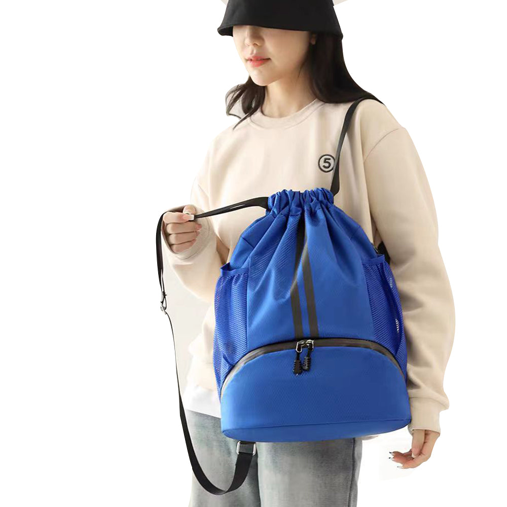 Sports Drawstring Backpack String Tote Gym Bag
