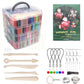 82-Color Air Dry Clay Modeling Set with Sculpting Tools