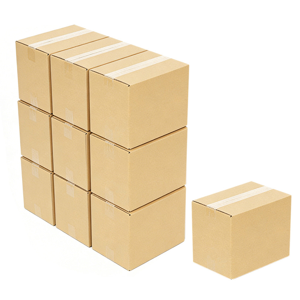 10Pcs Cardboard Paper Boxes Mailing Packing Shipping Box Corrugated Carton