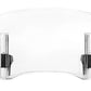 Universal Motorcycle Windshield Extension Adjustable Clip On Windscreen Deflector