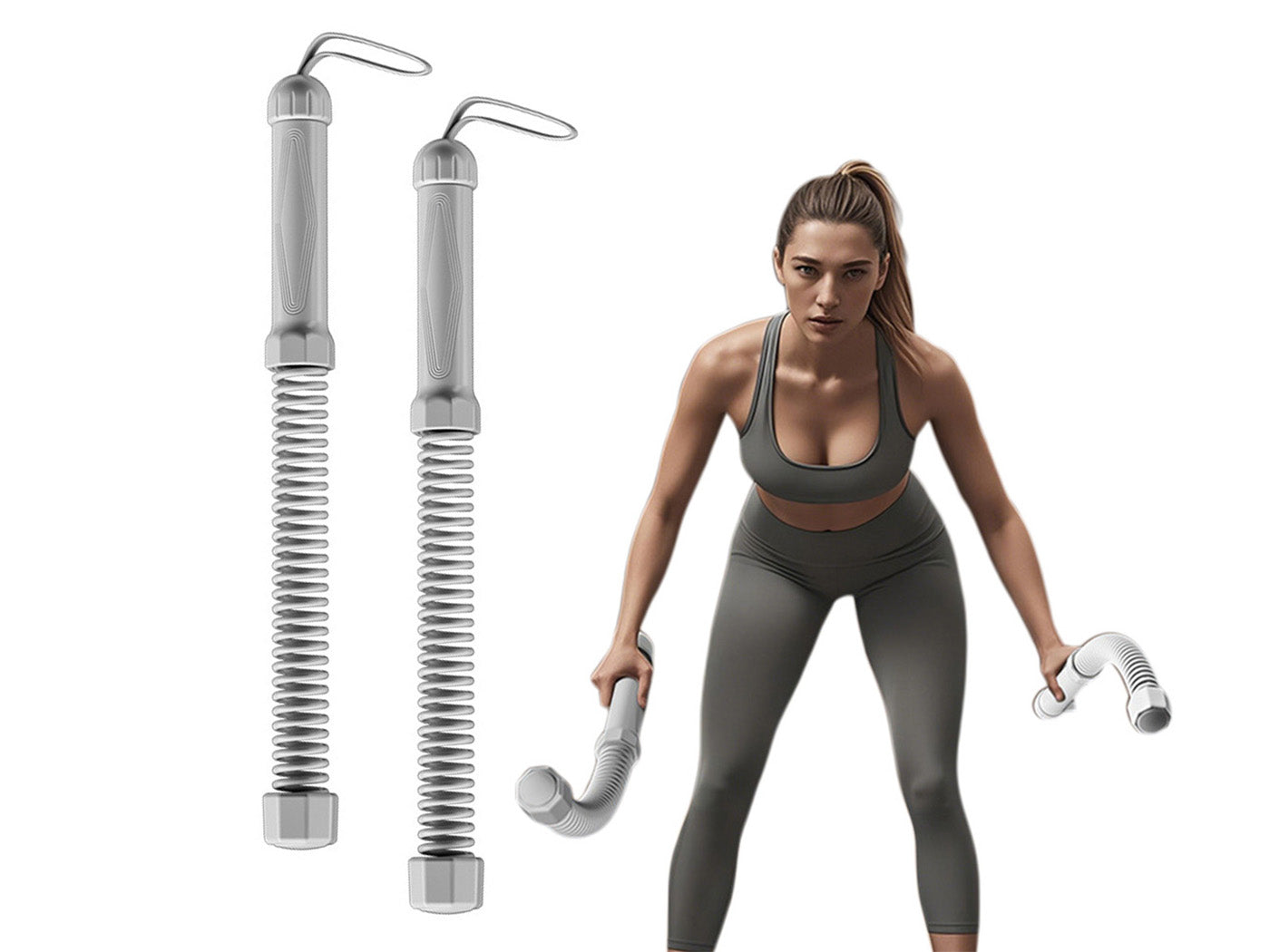 Ropeless Battle Ropes for Home Gym Workout Exercise Ropes for Fitness Beginners