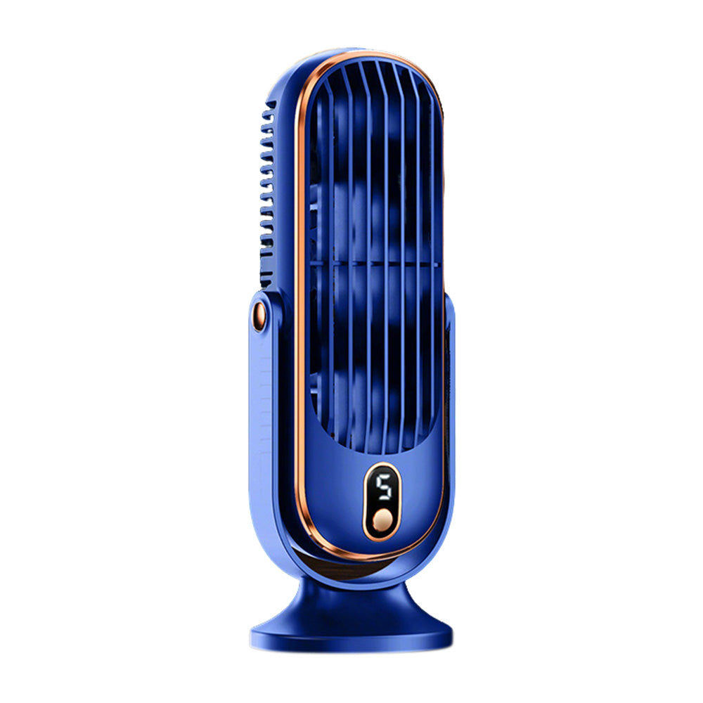 Wireless Cooling Table Fan Portable Tower Fan With 5 Speeds And 720 Degrees Oscillation
