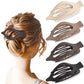 4Pcs Flat Claw Clips for Women Girls French Hair Accessories