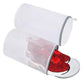 2Pcs Cylinder Honeycomb Mesh Shoe Washing Machine Bag with Zipper for Sneakers