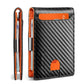 Mens Slim Wallet Leather Money Clip RFID Blocking Front Pocket Bifold Thin Card Holder
