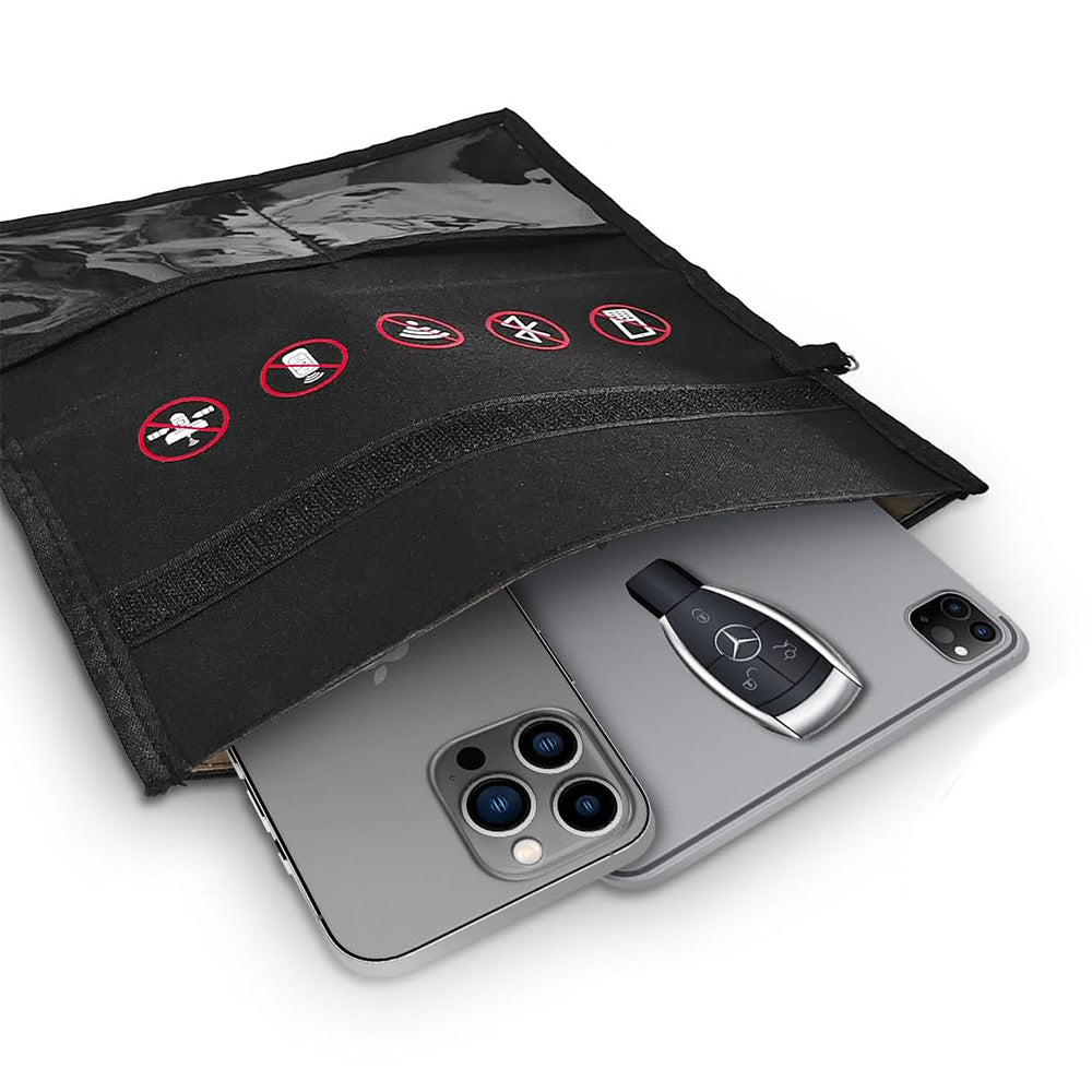 RFID Shielding Bag Car Key Fob Cage Protector Faraday Pouch