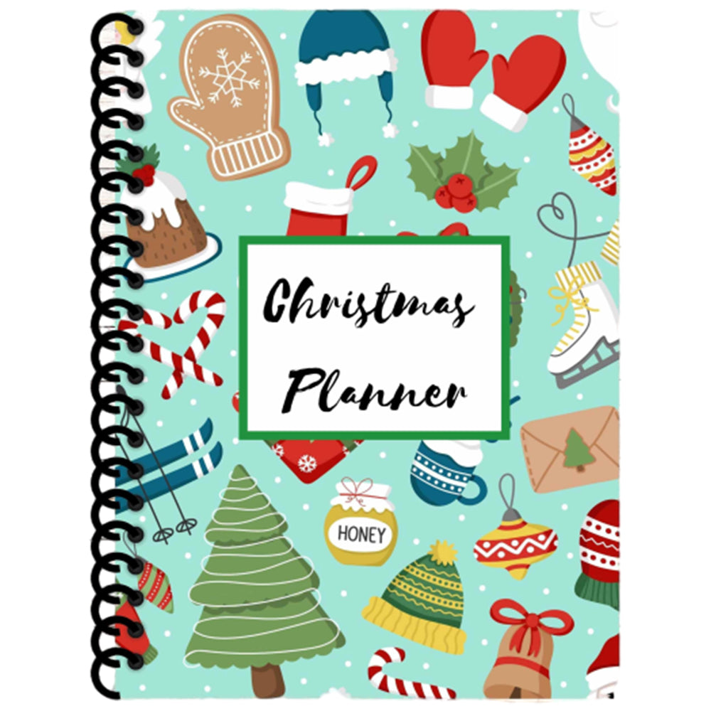 Christmas Planner Holiday Season Organizer Notebook Simple Christmas to Do Planner