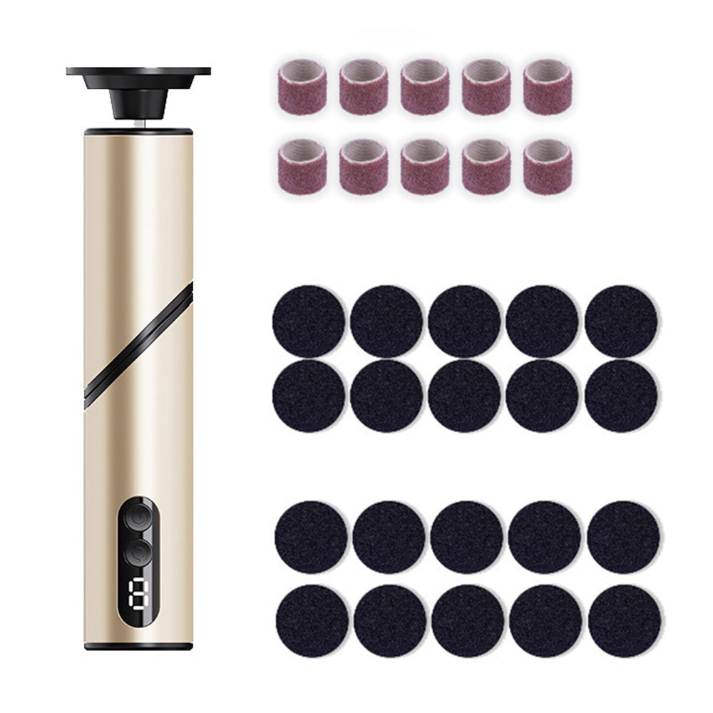 9-Speed Foldable Electric Foot File Dead Skin Removal Tool for Home Use