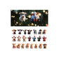 24Pcs Highland Cow Acrylic Ornaments Christmas Advent Calendar