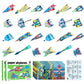 2 Set 3D Origami Paper Airplane Kit 12 Designs 36 Sheets