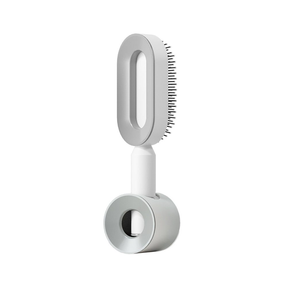 Self Cleaning Hair Brush for Women Cleaning Massage Hair Comb with Holder