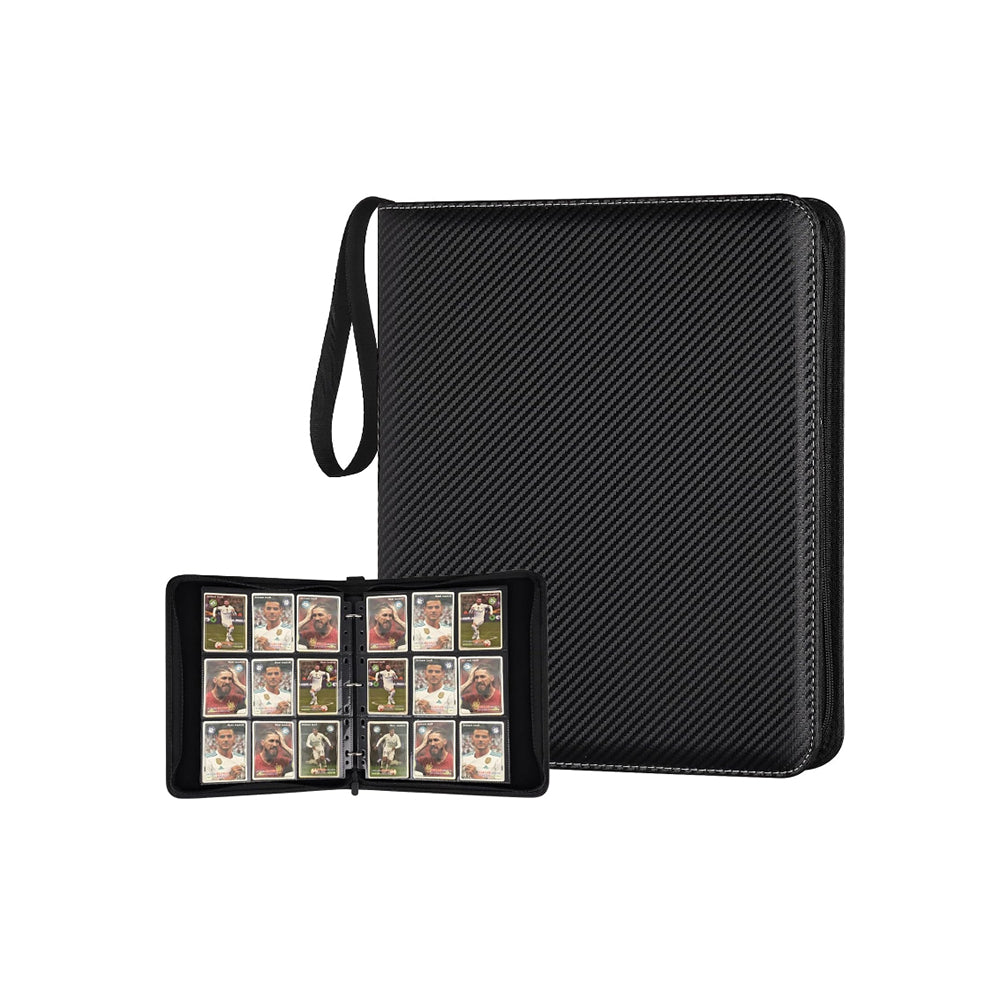 900 Slots 9 Pockets Card Album Collectors Folder Zipper Bag