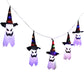 Halloween Led Flashing String Light Hanging Ghost Pumpkin Hat Lamp Prop Halloween Decor