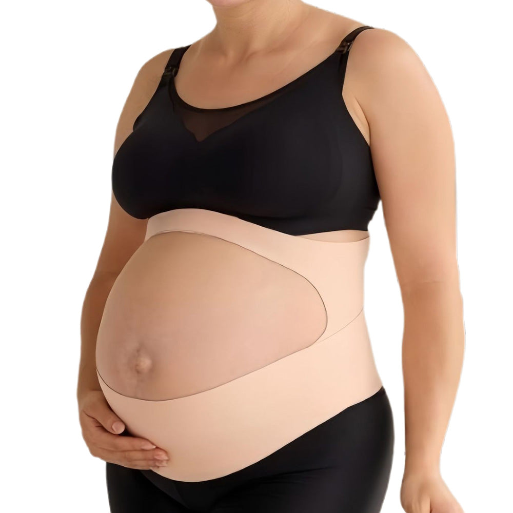 Maternity Pregnancy Belly Band Invisible Pregnancy Belt-Beige