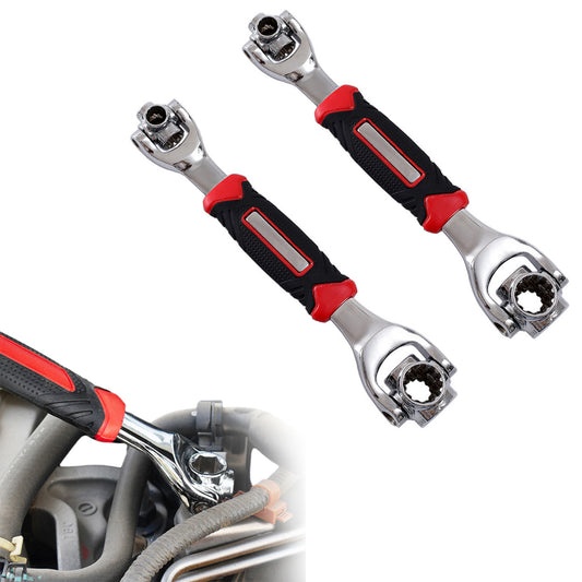 2Pcs 52-in-1 Universal Adjustable Tool Multi-Function Socket Tiger Wrench