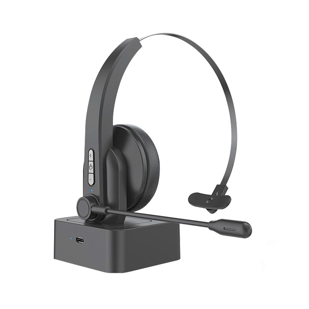 Bluetooth Headset with Microphone Wireless Business Headphones Mic