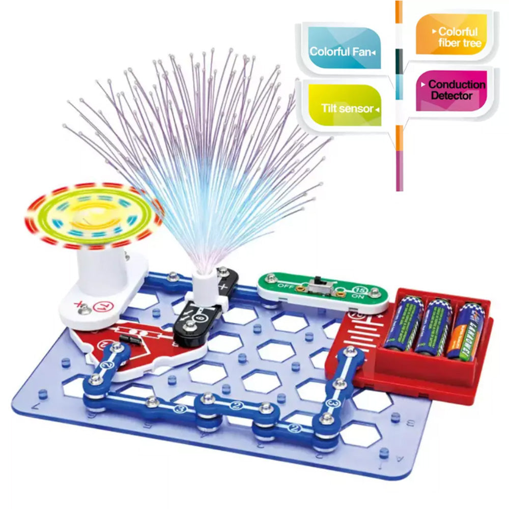 17Pcs Science Electric Kit Experiments Set Educational STEM Toys