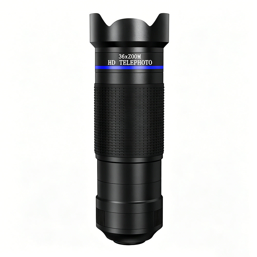 36X Telephoto Lens for Phone with Adjustable Zoom for Concert Photography