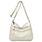 Women's Two-Layer PU Leather Crossbody Bag Shoulder Bag