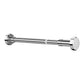Adjustable Tension Rod Extendable Curtain Shower Closet Pole No Drill Telescopic-Silver
