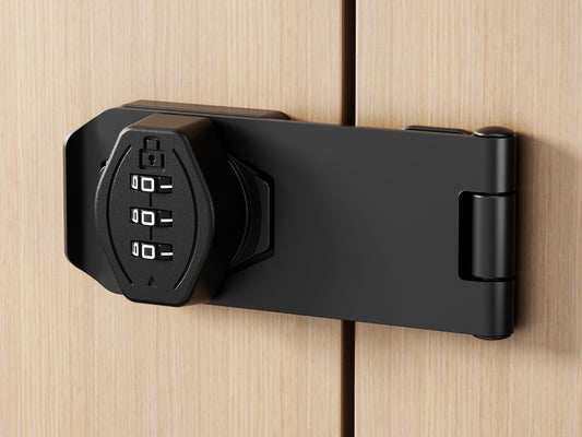 Twist Knob Keyless Cabinet Lock 3-Digit Password Combination Code Latch Lock