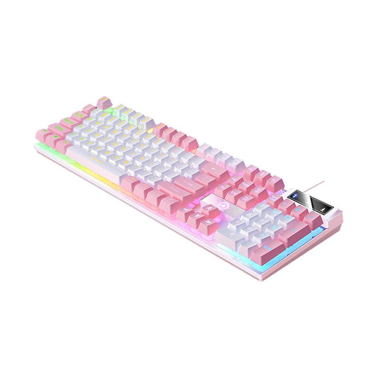 104 Keys Mechanical Gaming Keyboard Wired Backlit Keyboard