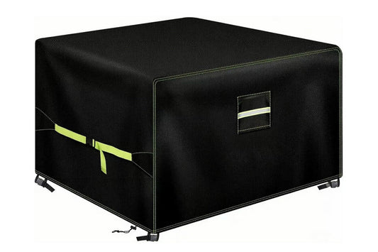 Outdoor Furniture Cover 600D Heavy Duty Waterproof Patio Table and Chair Set Cover with Windproof Straps