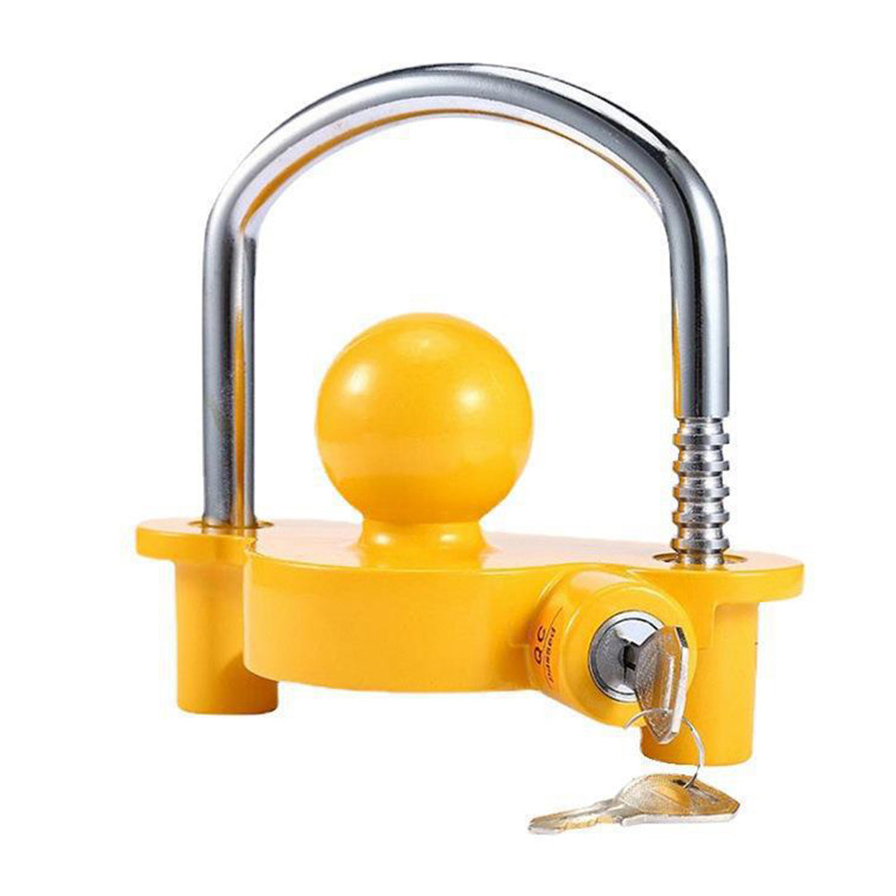 Adjustable Trailer Coupler Lock for 4.76cm 5.08cm and 5.87cm Hitches for RV Camper and Boat Trailers