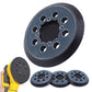 4-Pack 5 inch 8 Hole Hook and Loop Replacement Sanding Pad