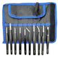 10 Piece Precision Tweezers Set with Bag Stainless Steel Anti Static Tweezers Repair Tool Kit for Electronics