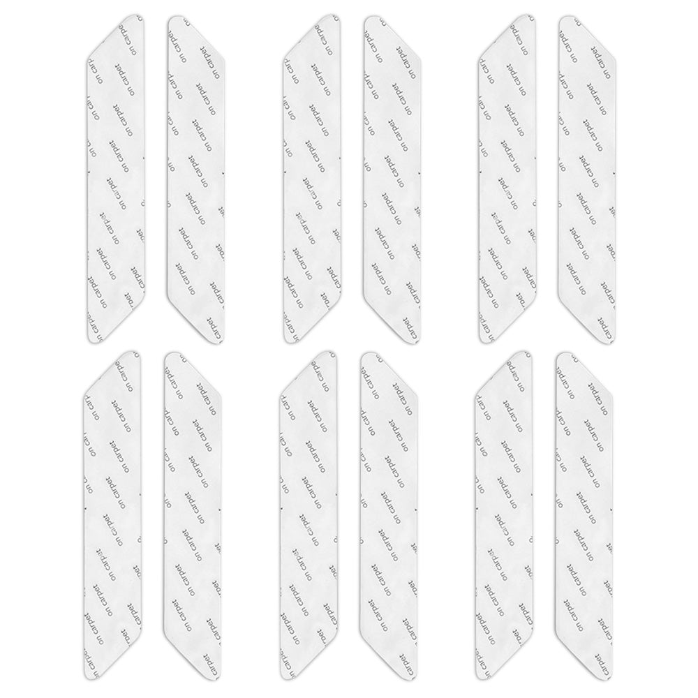 Double Sided PU Rug Gripper Tape Non Slip Washable Reusable Carpet Stickers-White