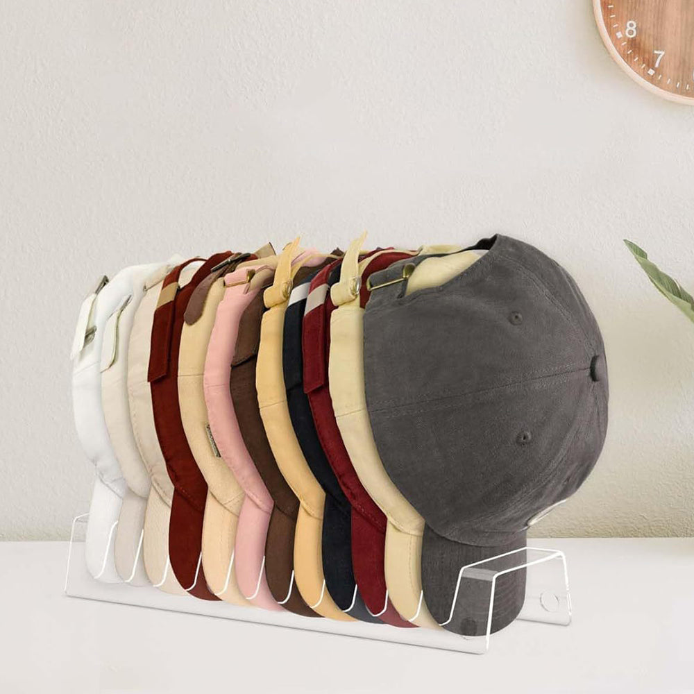 2Pcs Acrylic Baseball Cap Storage Rack