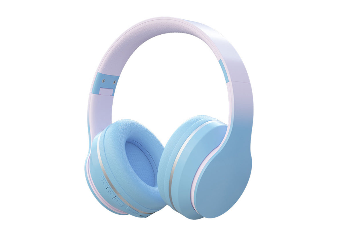 Foldable Wireless Headphones Over Ear Bluetooth Headset with Mic