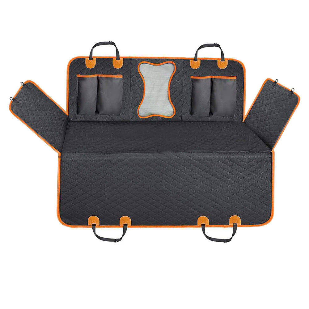 Dog Seat Cover Waterproof Scratchproof Hammock with Side Flaps for SUVs Trucks