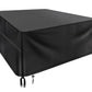 Waterproof Anti-UV Outdoor Furniture Dust Cover with Drawstring and Buckles