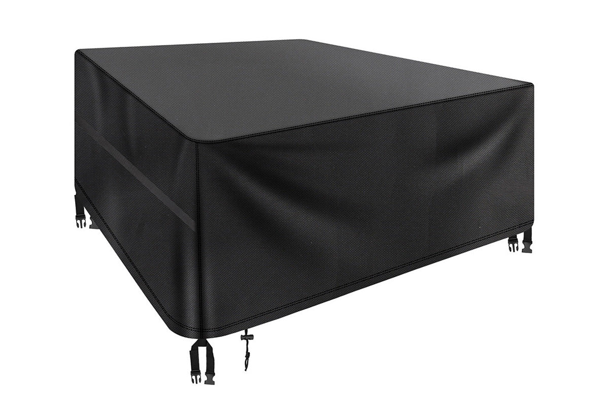 Waterproof Anti-UV Outdoor Furniture Dust Cover with Drawstring and Buckles