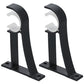 2 Pack Thickened Aluminum Alloy Curtain Rod Brackets for 28 to 32mm Rods