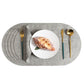 6Pcs Faux Leather Placemats Waterproof Heat Resistant Washable Table Mats for Dining Table