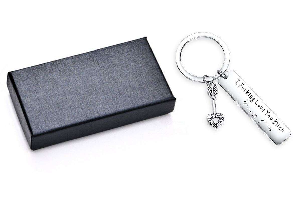 Best Friend Keychain Stainless Steel Key Chain