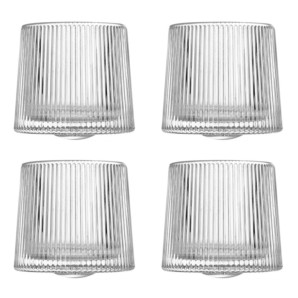 4PCS Rotating Whiskey Glass 180ml Rotating Glass Tumblers for Home Bars Party