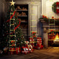 Christmas Decor LED Ladder Light Climbing Santa Claus Outdoor Light with 8 Modes