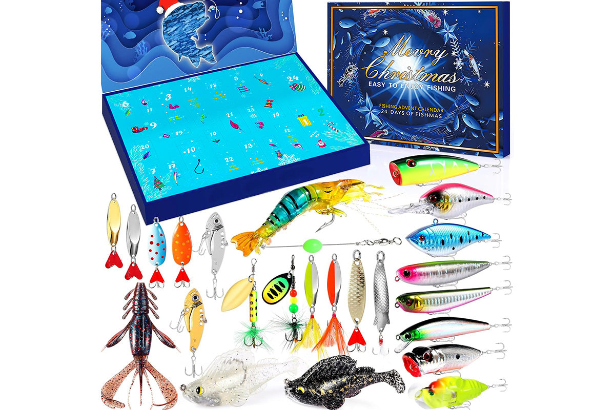 Fishing Advent Calendar Christmas Countdown Calendar Fishing Tackle Lures Gifts
