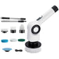 Cordless Electric Spin Scrubber Turbo Scrub Cleaning Brush with 7 Brushes