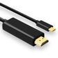 Type-C to HDMI Cable 4K 60Hz USB-C to HDMI Adapter for Phone Laptop to TV Monitor