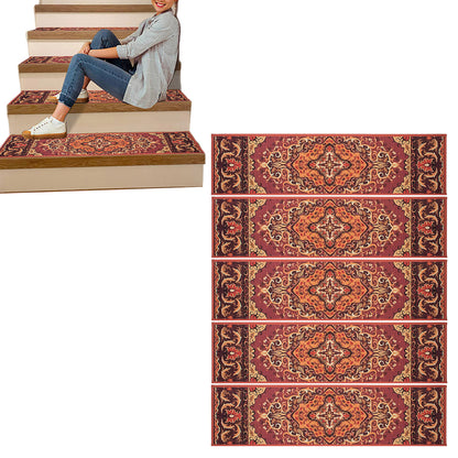 5Pcs Non Slip Tape Stair Tread Self Adhesive Stair Carpet for Indoor Steps