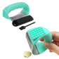 Stainless Steel Garlic Peeler and Squeezer Kitchen Tool Kit