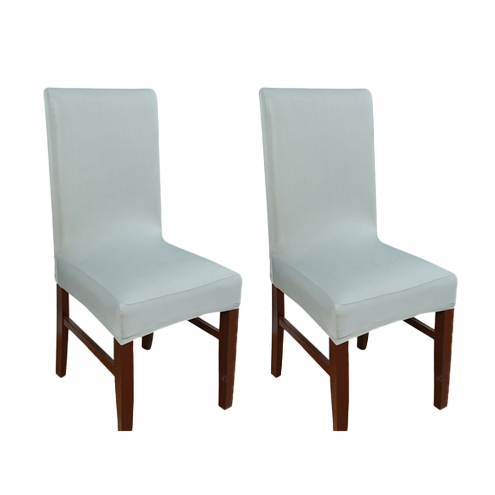 2Pcs Stretch Elastic Chair Washable Slipcover